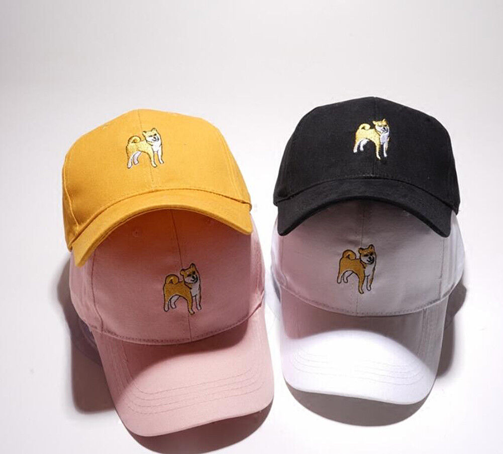 Shiba Inu Bulldog Baseball Trucker Golf Sports Adjustable Hats Hachiko Ball Caps