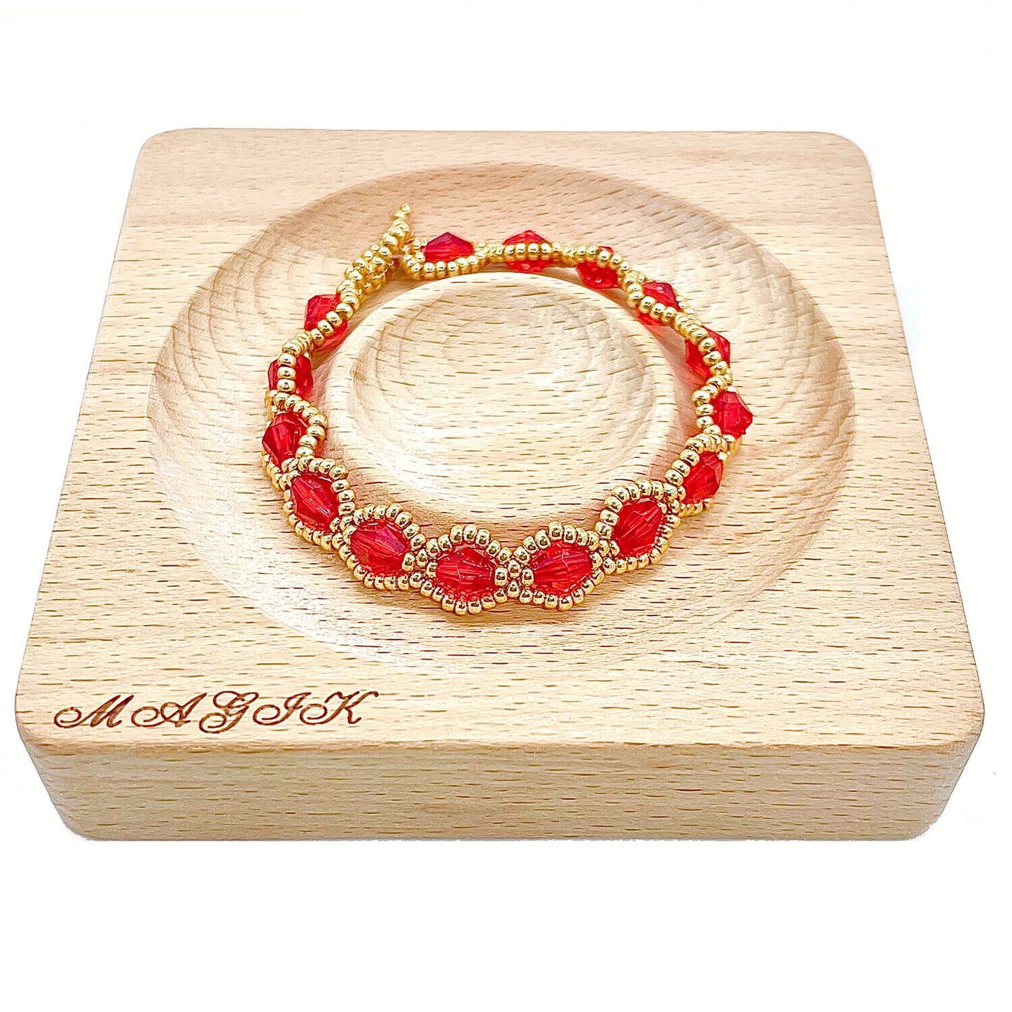 Magik Women's Handmade Elegant Light Luxury Braided Bracelet Adjustable Closure