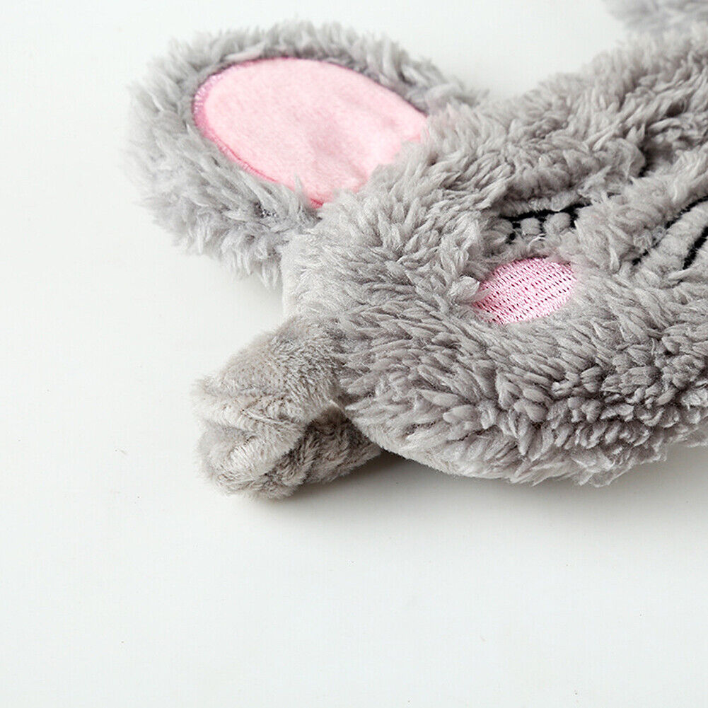 US Unicorn Animal Eye Mask Soft Plush Sleep Masks Sleeping Blindfold Traveling
