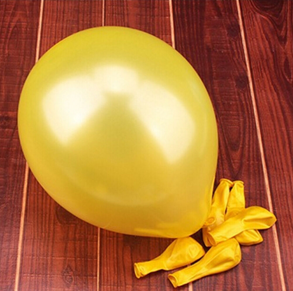 100pcs 10 inch Pearl Latex Colorful Thickening Wedding Party Birthday Balloon