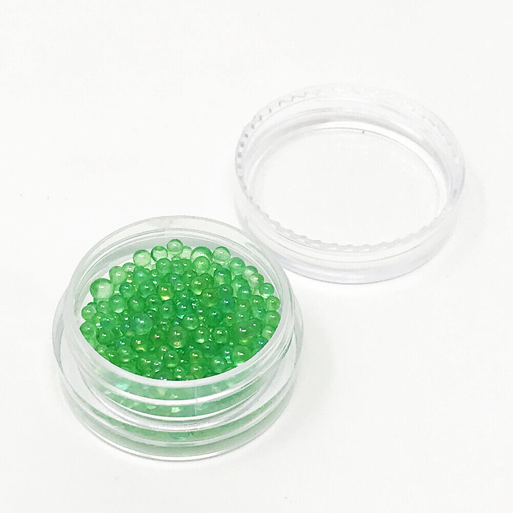 Mini Bubble Beads 3D Nail Art Drop Decoration Manicure 1-3mm Mixed Mermaid Color