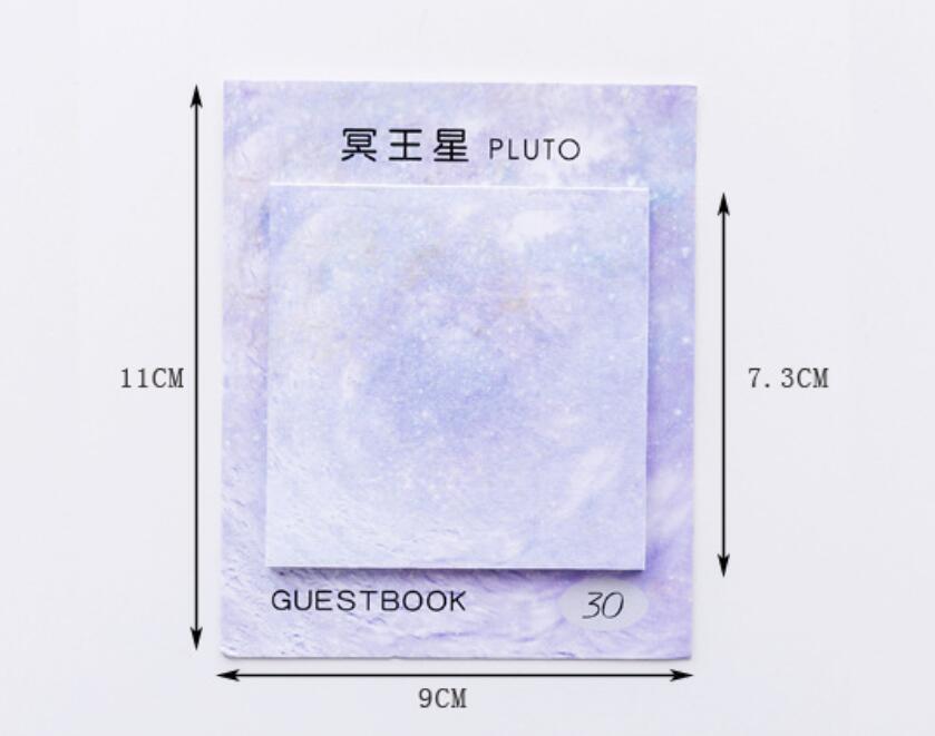 180 Sheet/6 Pads Planet Sticky Notes Self-Adhesive Notes Notepads Posted Writing