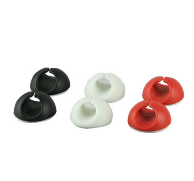 Lots of Cable Clip Desk Tidy Wire Drop Lead USB Charger Cord Holder Secure Table