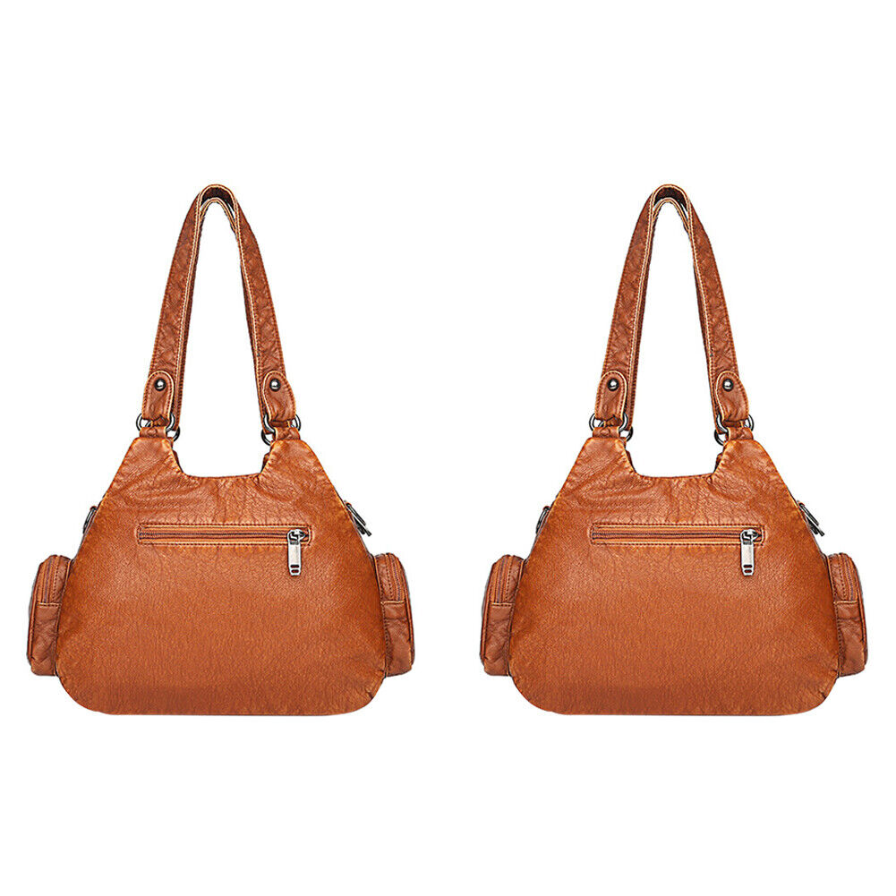 US Soft Women Crossbody Hobo Bag Faux Leather Large Shoulder Tote Bag Handbag