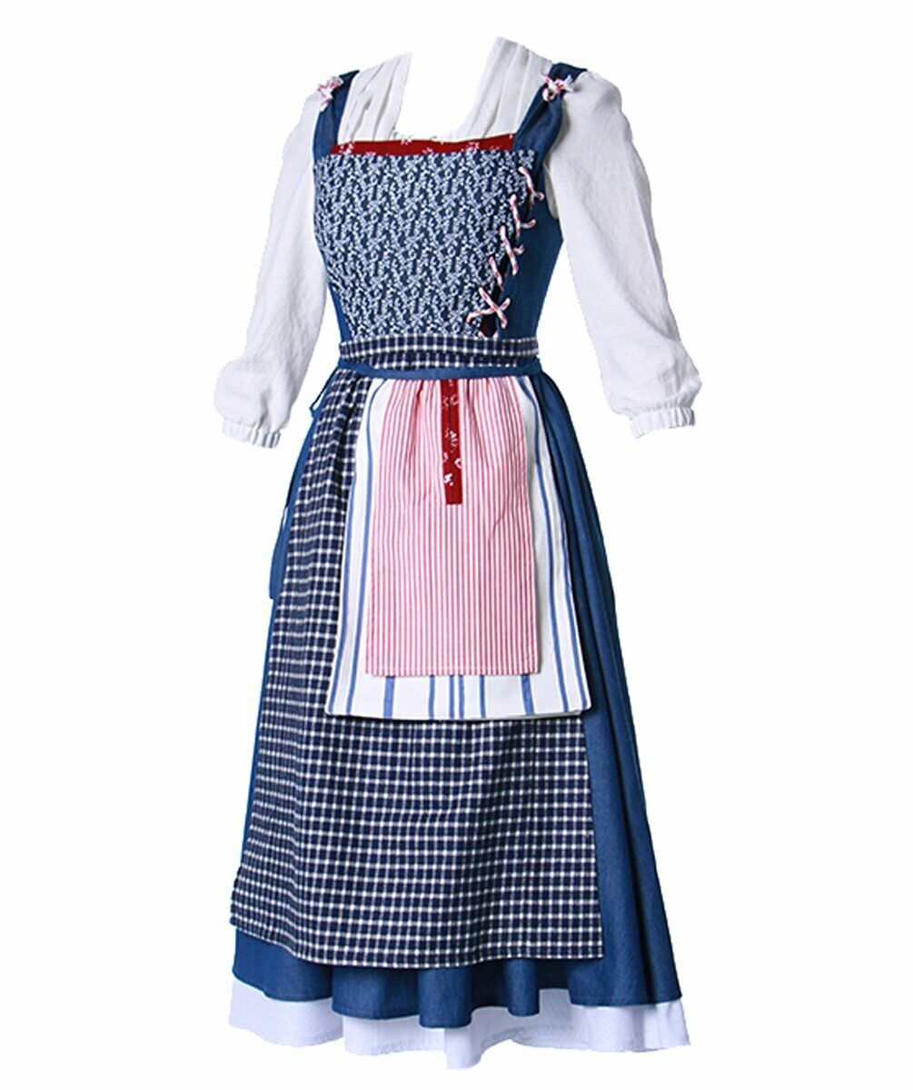 Angelaicos Women's French Apron Maid Dress Cosplay Costume