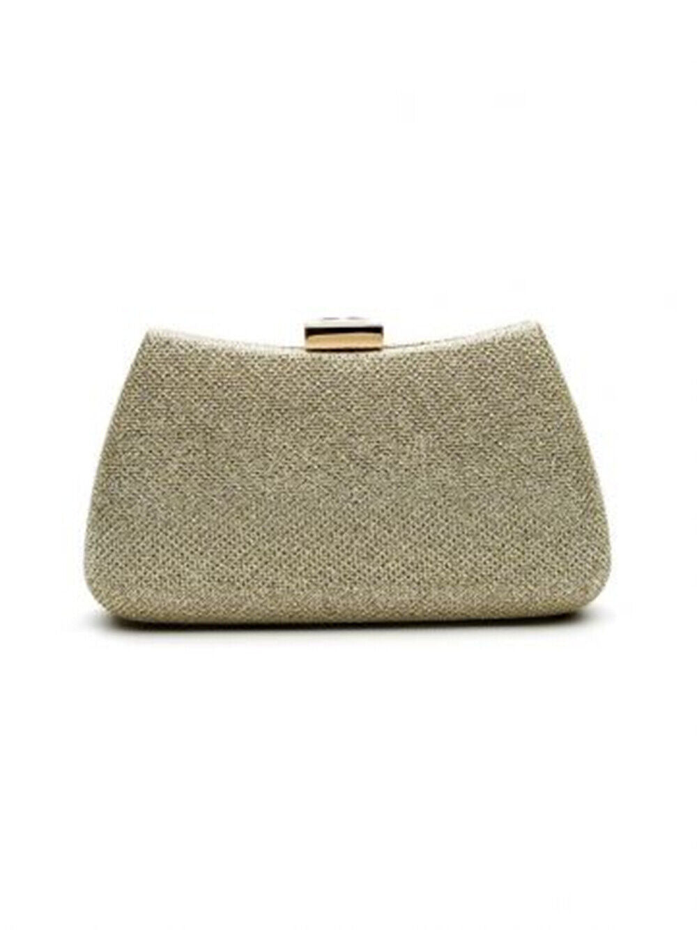 Women Clutch Purse Hard Case Shiny Evening Bag Glitter Handbag With Chain Strap