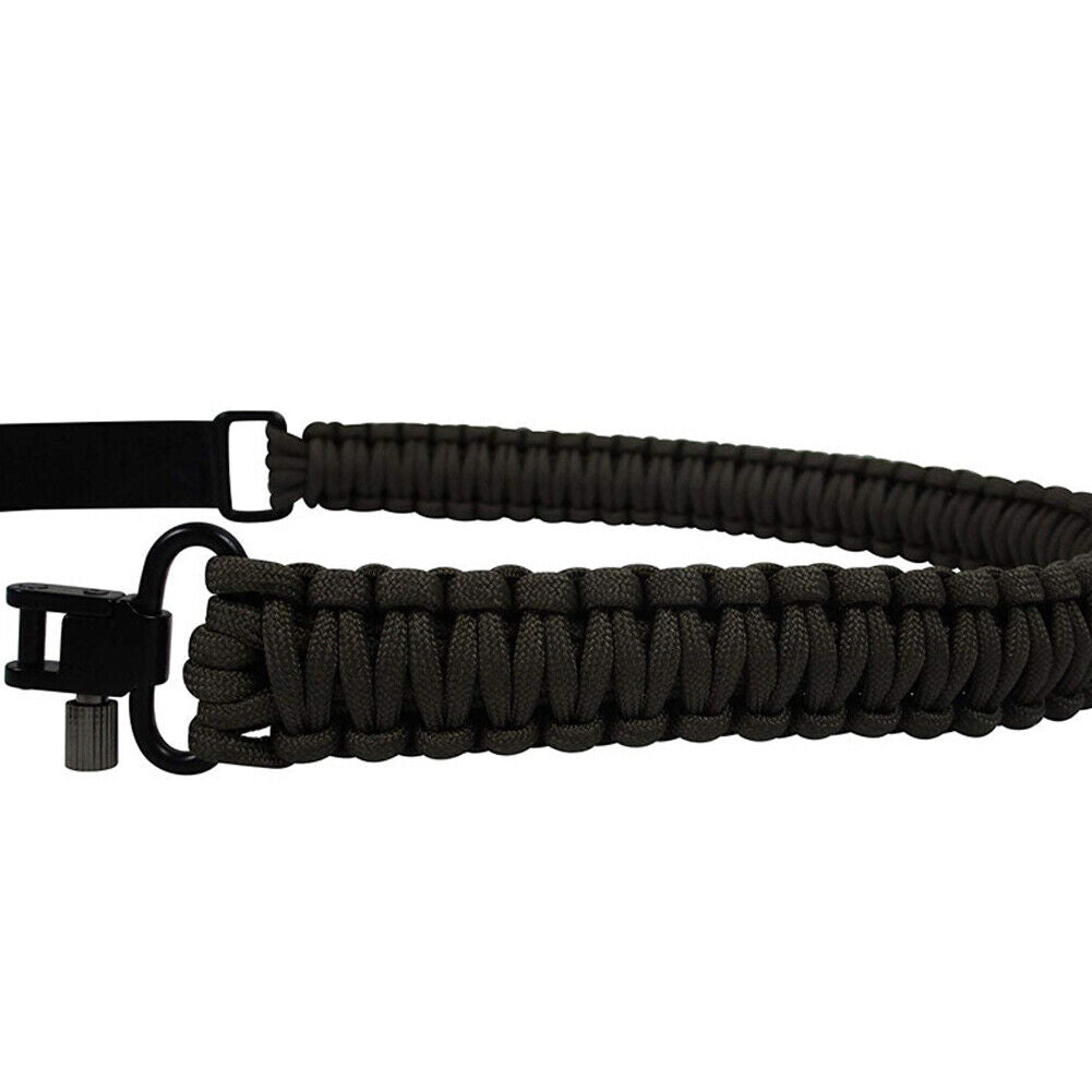 US 2 Pack Tactical 550 Paracord Rifle Gun Sling Shotgun Crossbow 2 Point Swivel