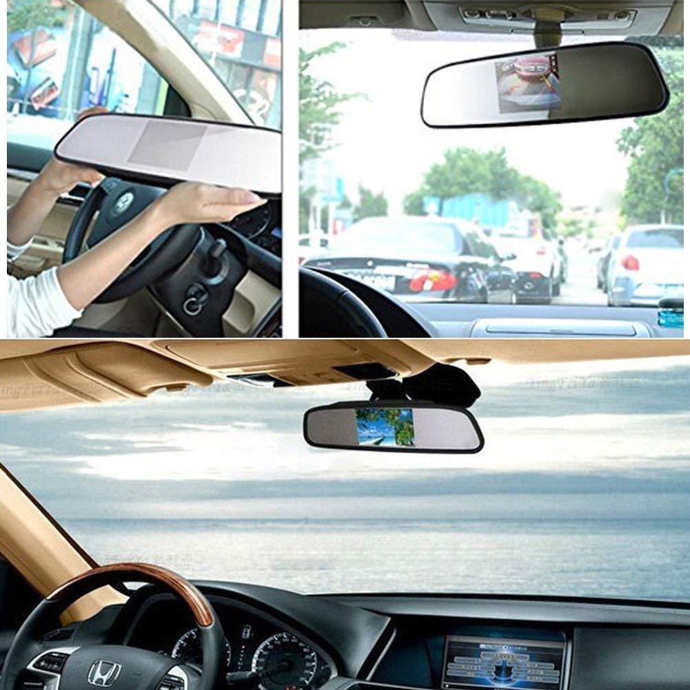 Waterproof Backup Camera and Monitor 4.3 inch Backup Camera LED Night Vision