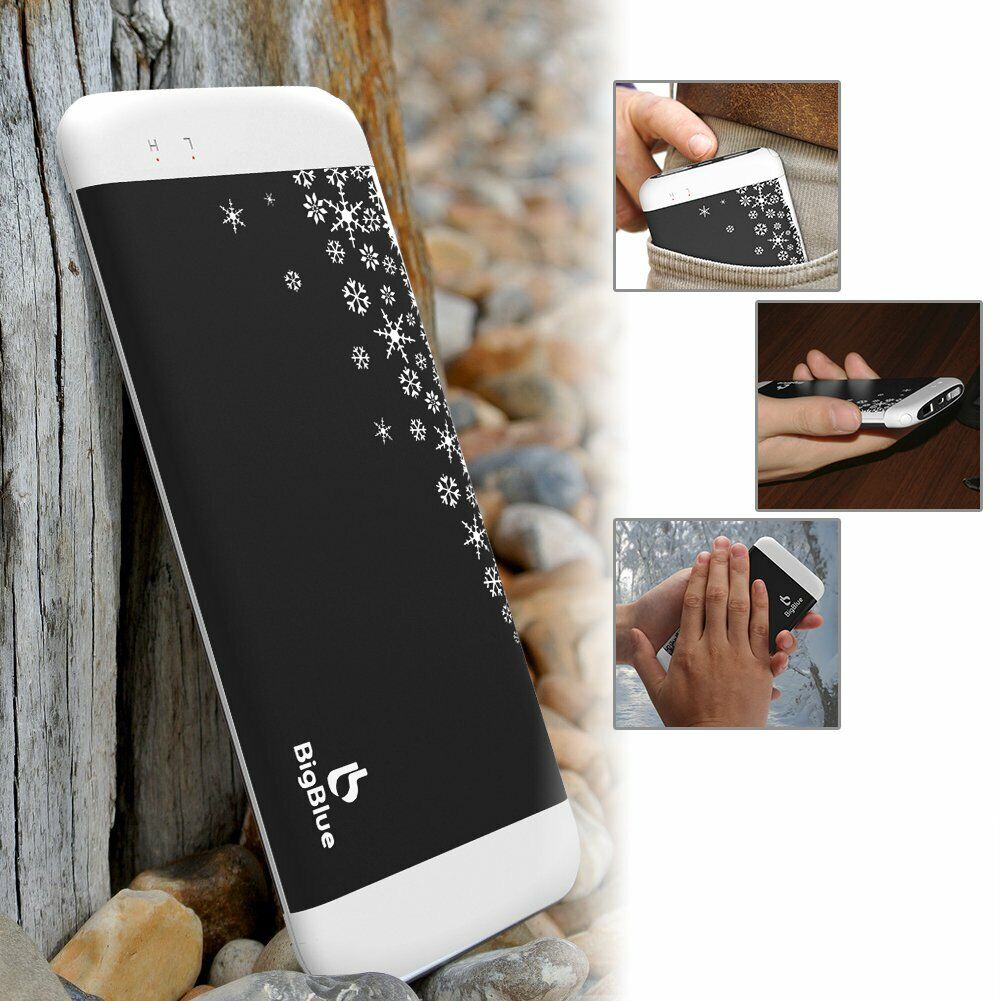 Rechargeable 3-in-1 6000mAh Hand Warmer with Emergency Light for Winter Sports