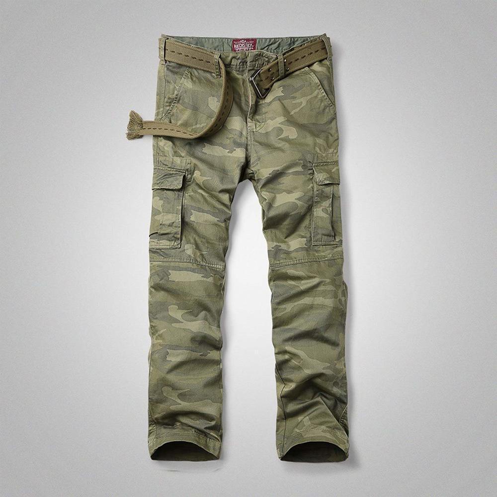Match Men's Casual Pants 6532 ARMY CAMO Size : XXL