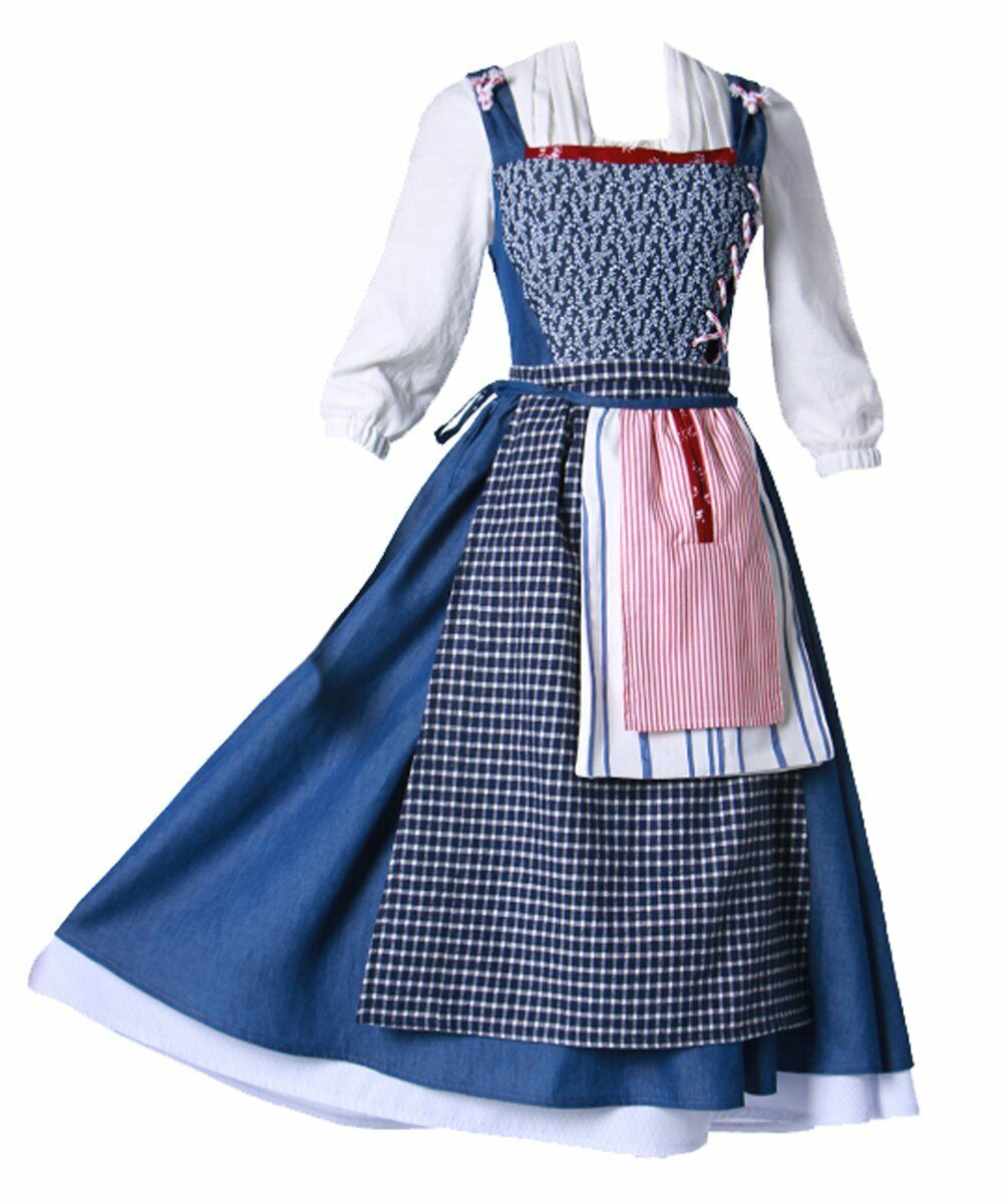 Angelaicos Women's French Apron Maid Dress Cosplay Costume