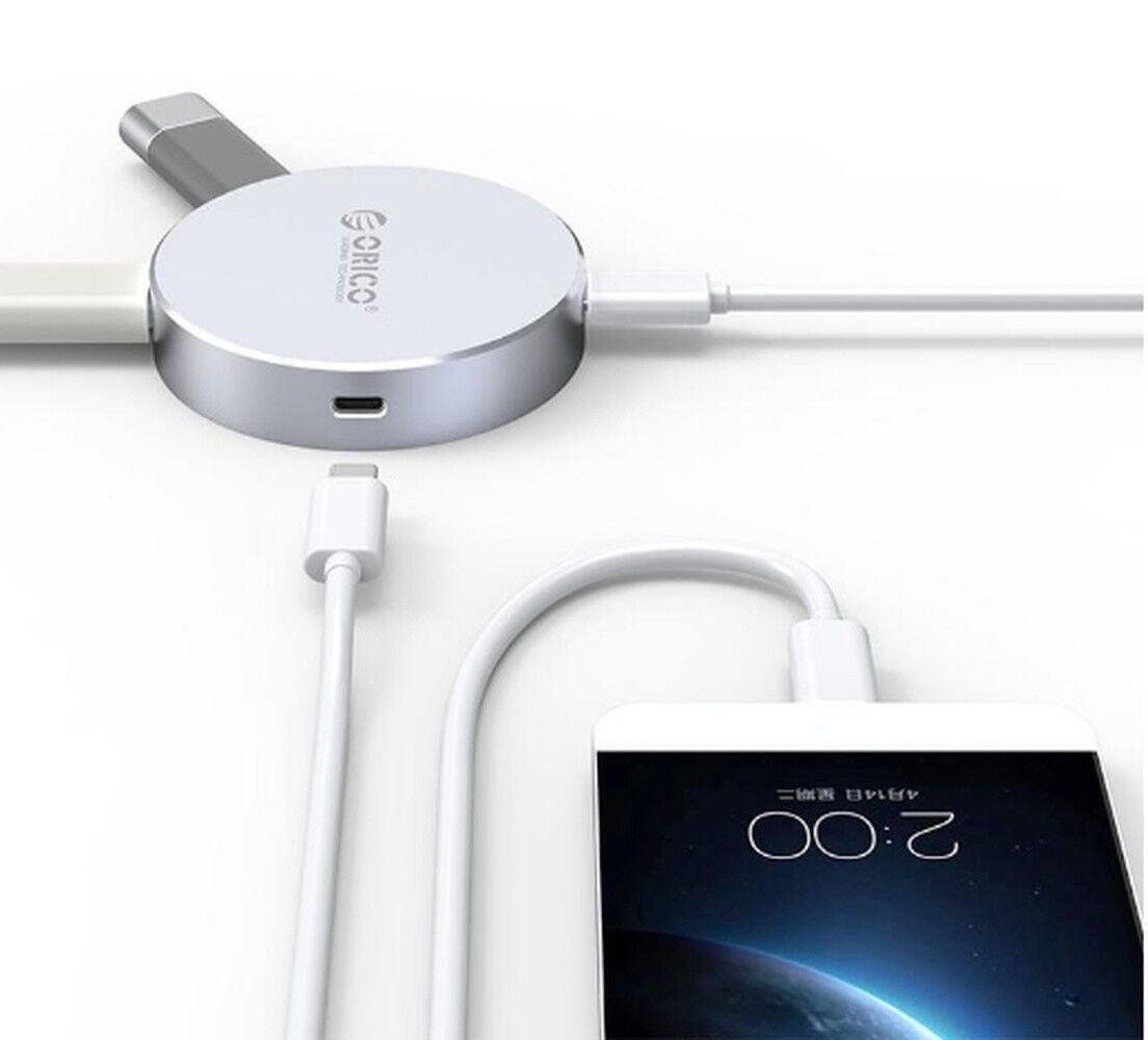Type-c to USB 3.0 DP Multi-function Hub for Charging and Data Transfer