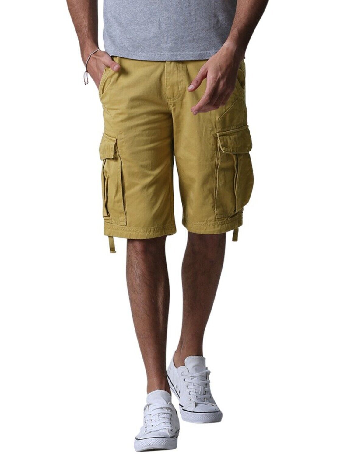 Match Mens Twill Cargo Shorts