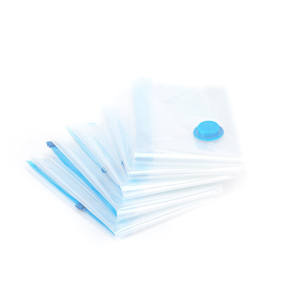 US 22 Pcs Jumbo Vacuum Storage Bag Space Saver Garment Seal Clothes Hand Pump