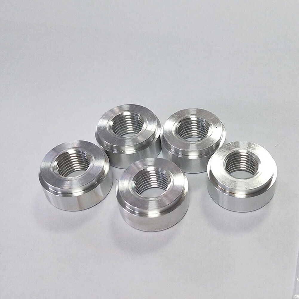 US 5 Pcs Aluminum Female Weld On Weld In Flange Fitting Bung Fuel Oil Gas Fine
