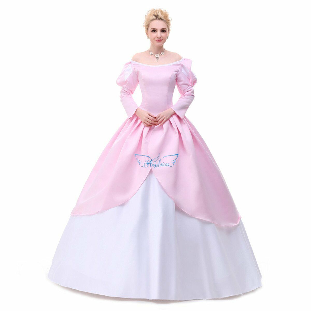 Angelaicos Womens Lolita Halloween Cosplay Show Costume Dress Petticoat