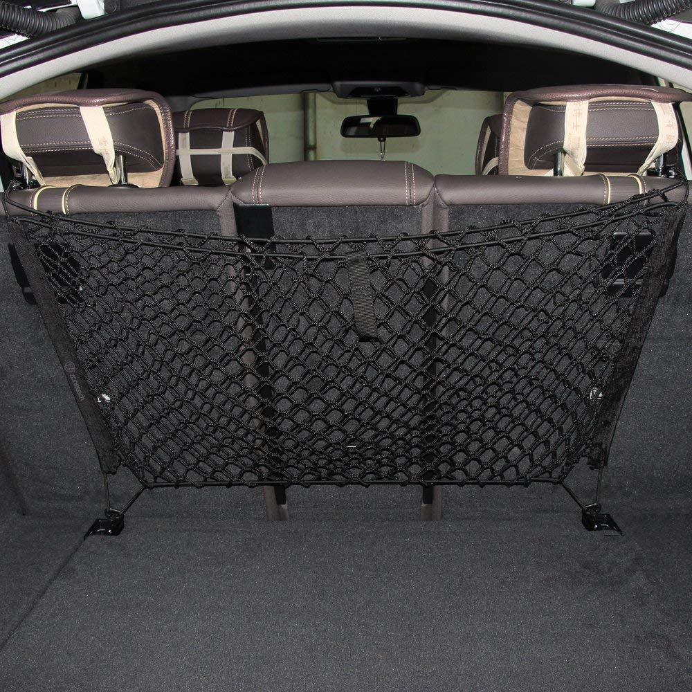 Backseat Cargo Net t - Dog Barrier, Back Seat Cargo Storage Organizer