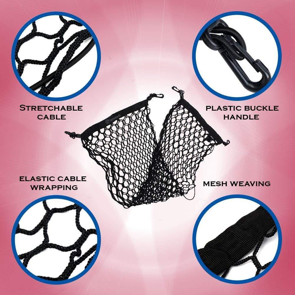 Backseat Cargo Net t - Dog Barrier, Back Seat Cargo Storage Organizer