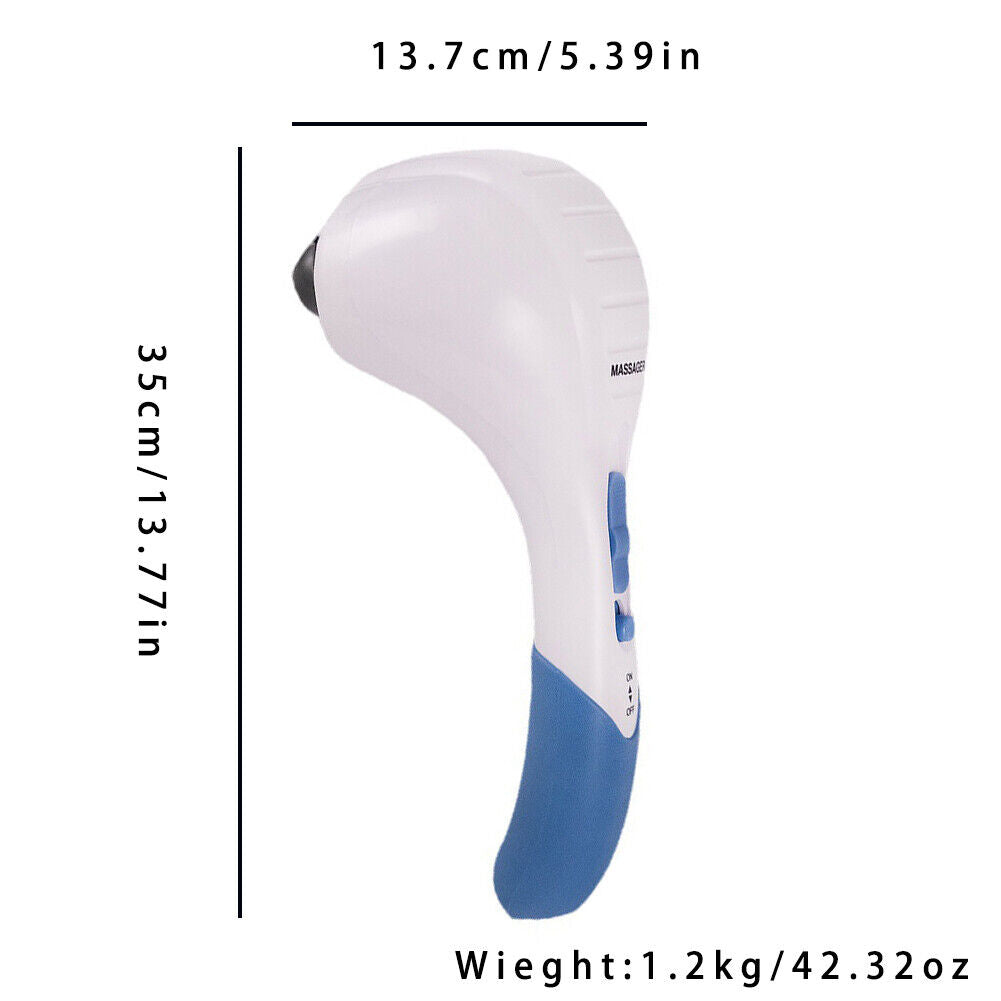US Handheld Full Body Electric Massager Deep Tissue Percussion Wand Back Neck