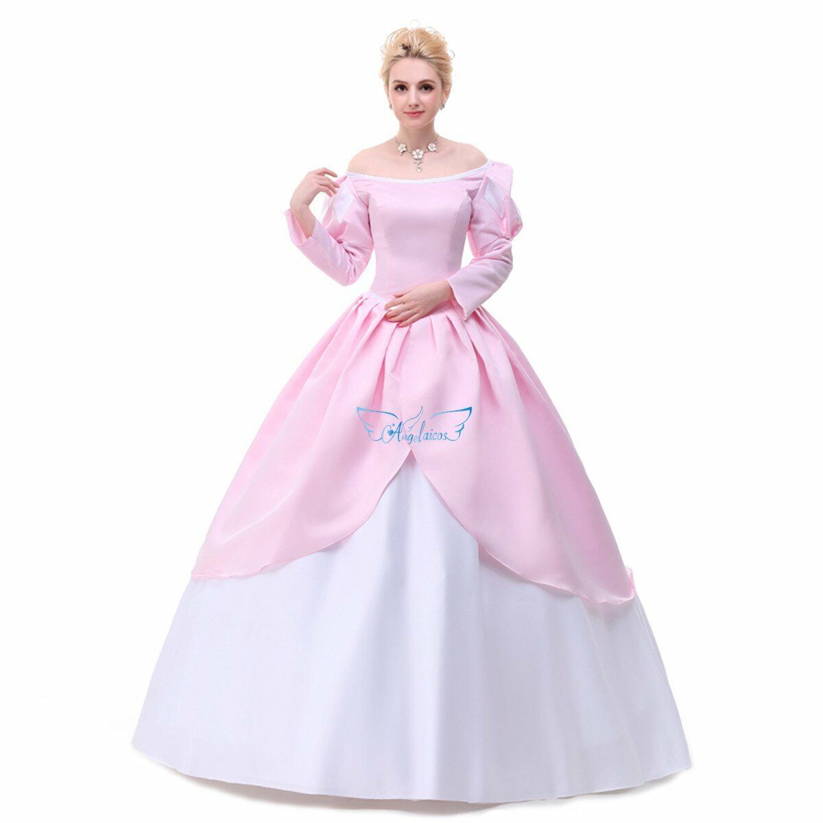 Angelaicos Womens Lolita Halloween Cosplay Show Costume Dress Petticoat