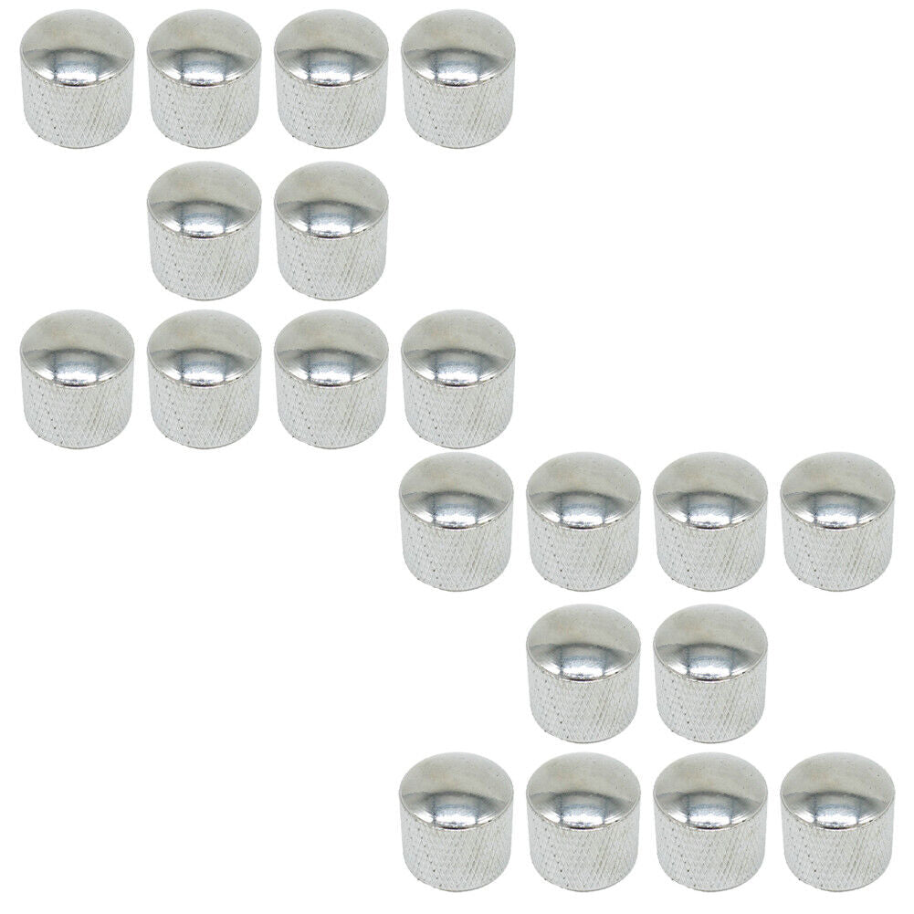 US 10-20 Pc Forge Nickel Flat-Top Barrel Knobs Telecaster Metal Guitar Precision