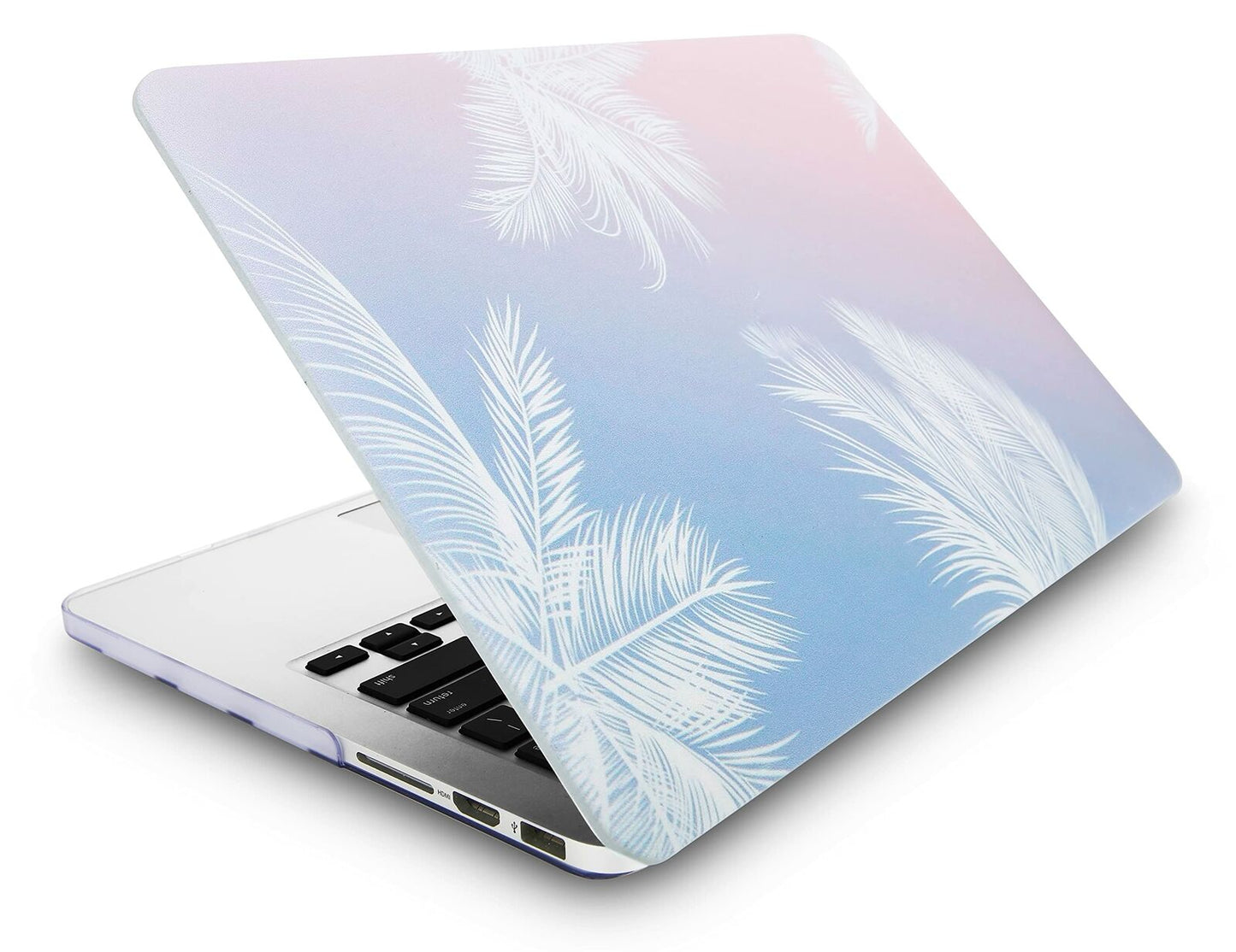 MacBook Air 13 inch Touch ID Protective Plastic Hard Shell (Blue Feather)