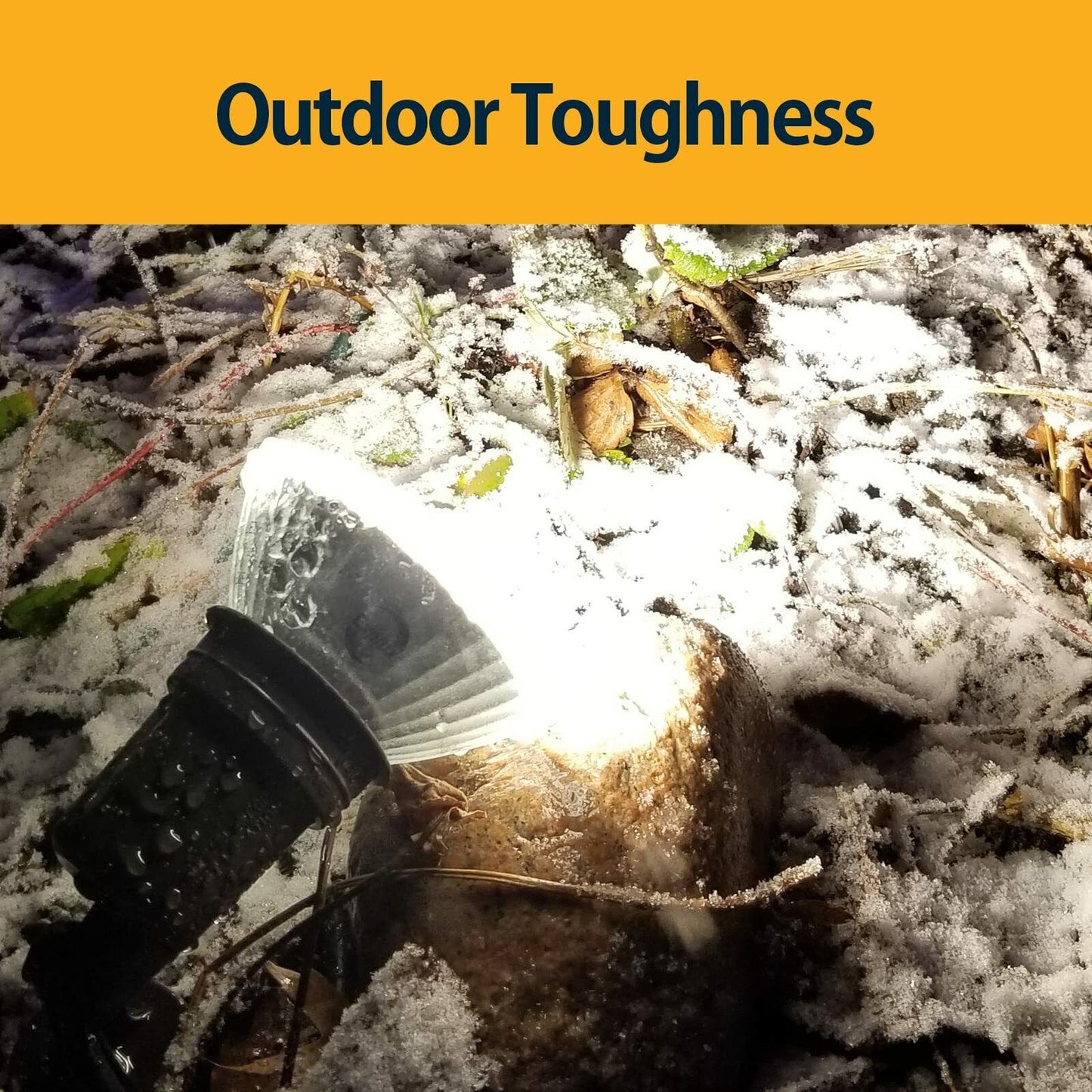 Flood LED Bulb, Dimmable, Weatherproof & Anti-Ageing, Bright White 3000K, 4-Pack