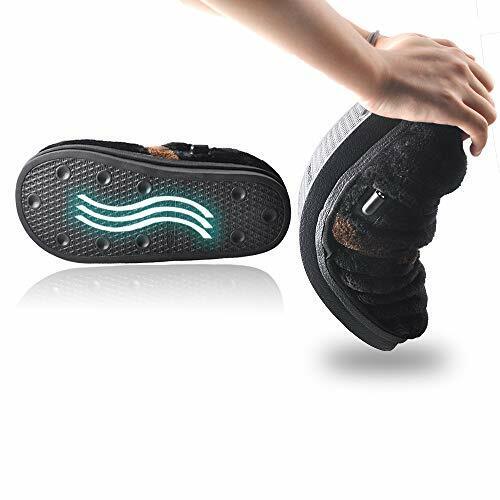 Foot Warmer Heated Indoor Shoes, USB Electric Heated Up Cold Weather House Shoes