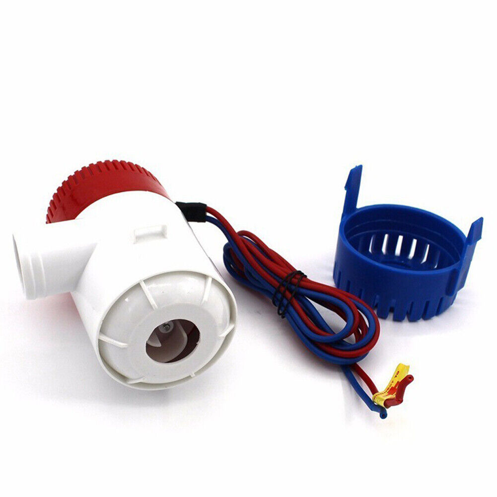 US 2 Pack 1100GPH 12V Electric Marine Submersible Bilge Sump Water Pump for Boat