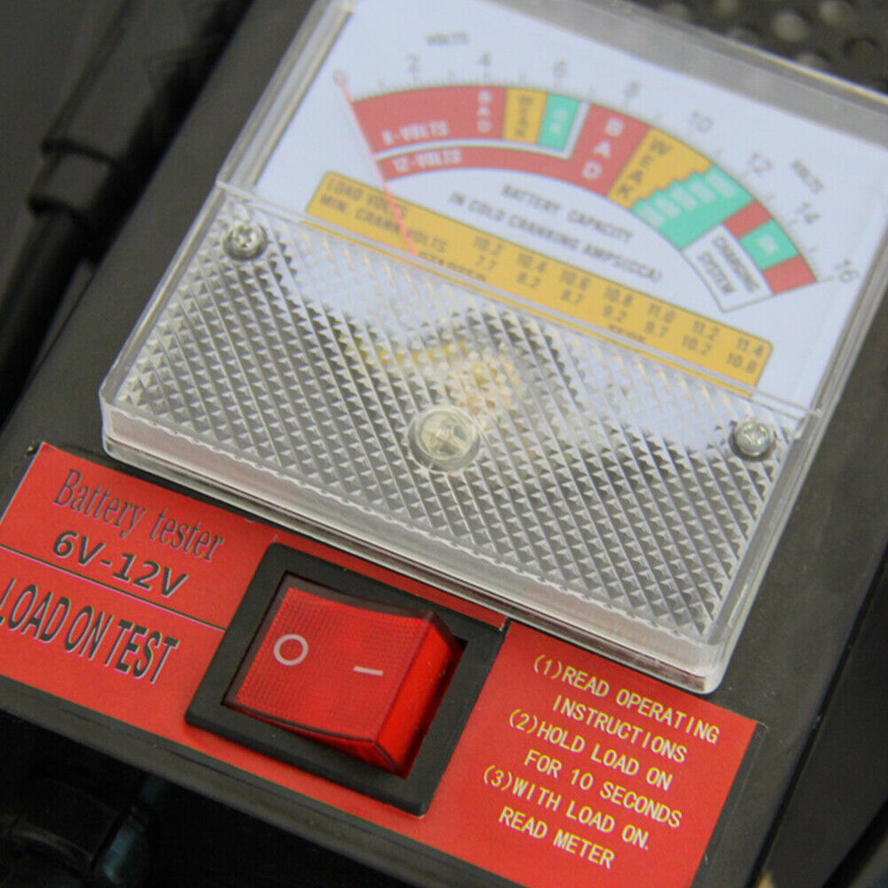US Battery Load Tester 100 Amp Load Type 6V 12V Mechanic Car Truck Repair Fine