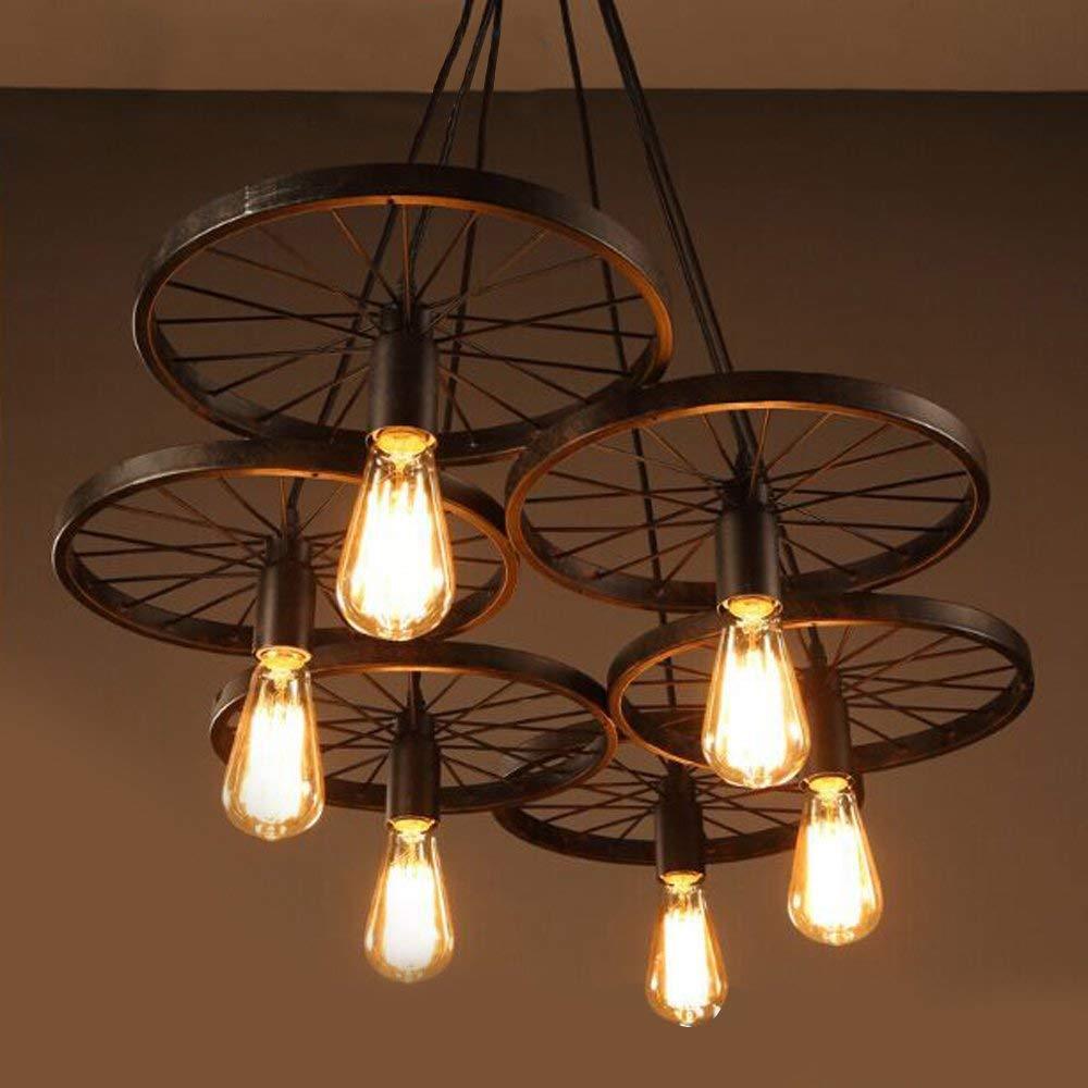 6 Vintage Edison LED Bulb, Dimmable 4W ST64 AntiqueSquirrel Cage Warm White
