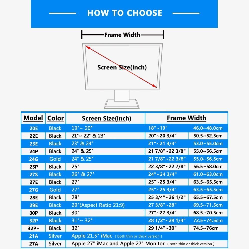 Monitor Hood Sunshade Sunhood for Apple 27 inch iMac and Apple 27 inch Monitor