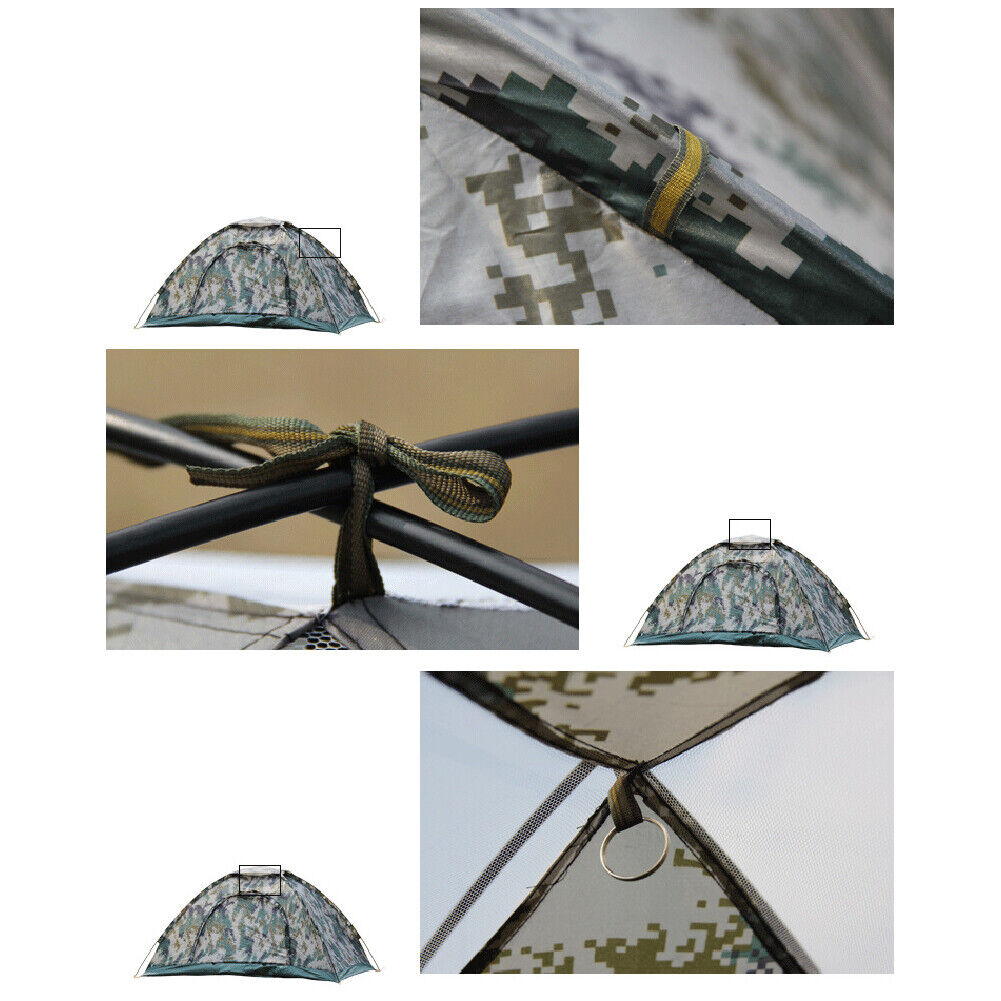 US Portable Outdoor Camping 2 Person Waterproof Hiking Folding Dome Tent Fashion