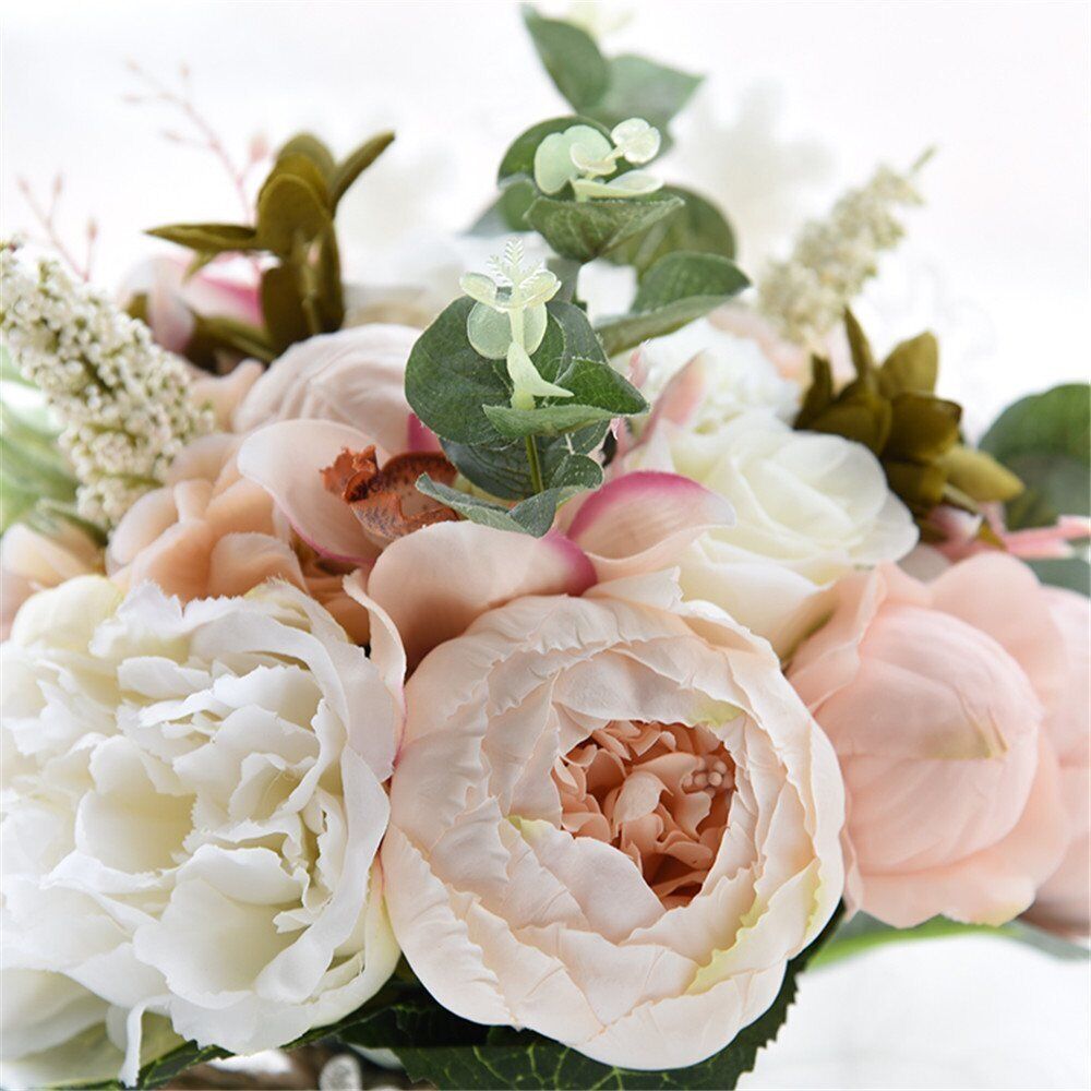 Bridal Bridesmaid Bouquet Artificial Flowers Valentine's Day Confession Party