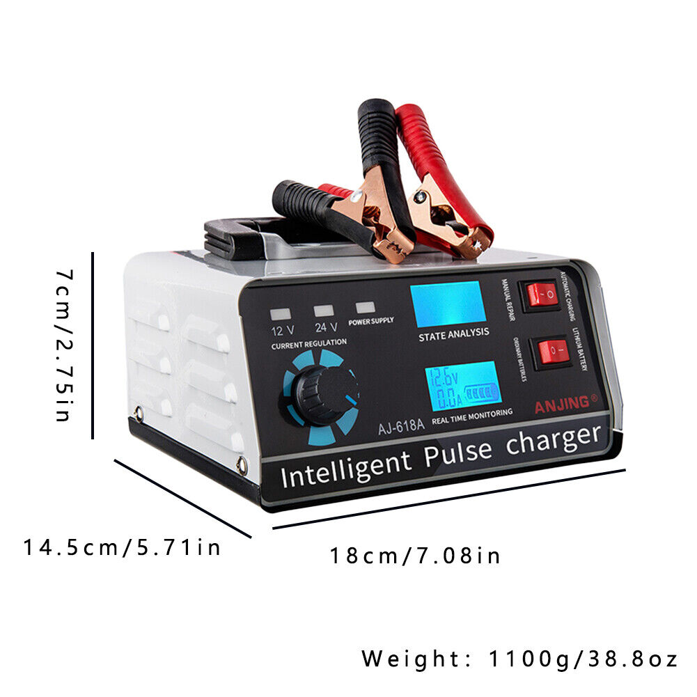 US Heavy Duty Automatic Smart Car Battery Maintainer Trickle Repair Charger