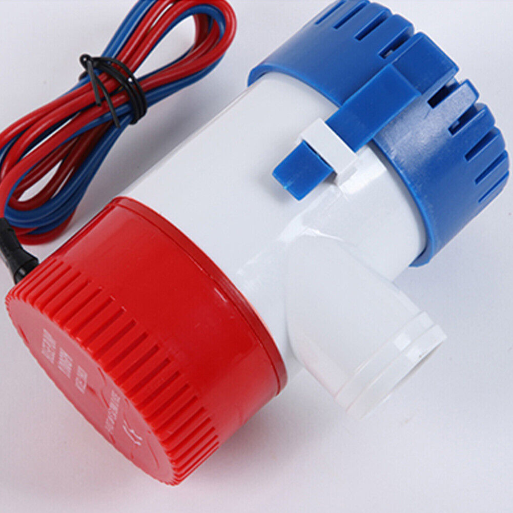 US 2 Pack 1100GPH 12V Electric Marine Submersible Bilge Sump Water Pump for Boat