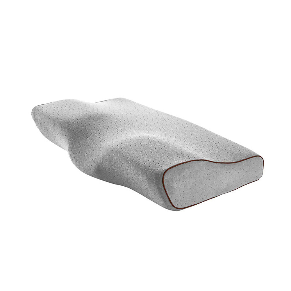 US 2 Pack Contour Memory Foam Pillow Neck Pain Relief Adjustable Washable Cover