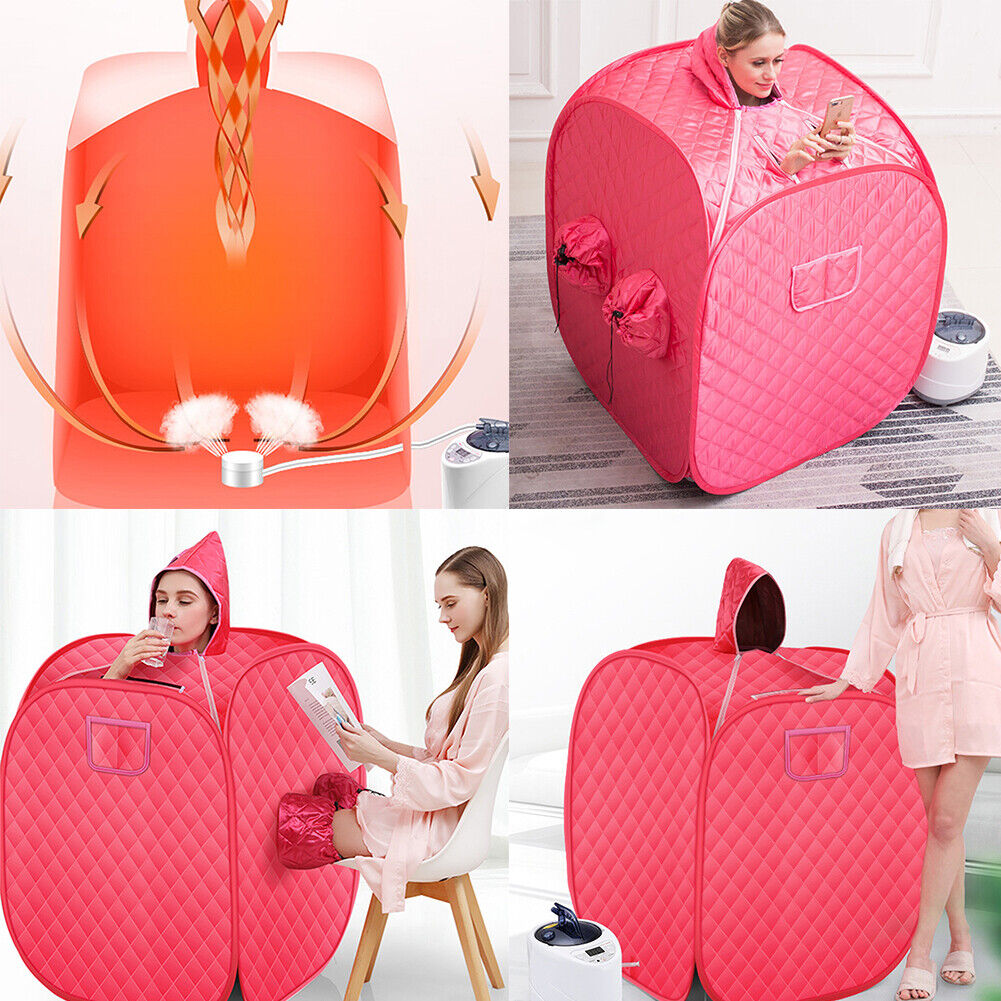 US Fashion One Person Full Body Spa Weight Loss Detox Therapy Sauna Steamer Pot