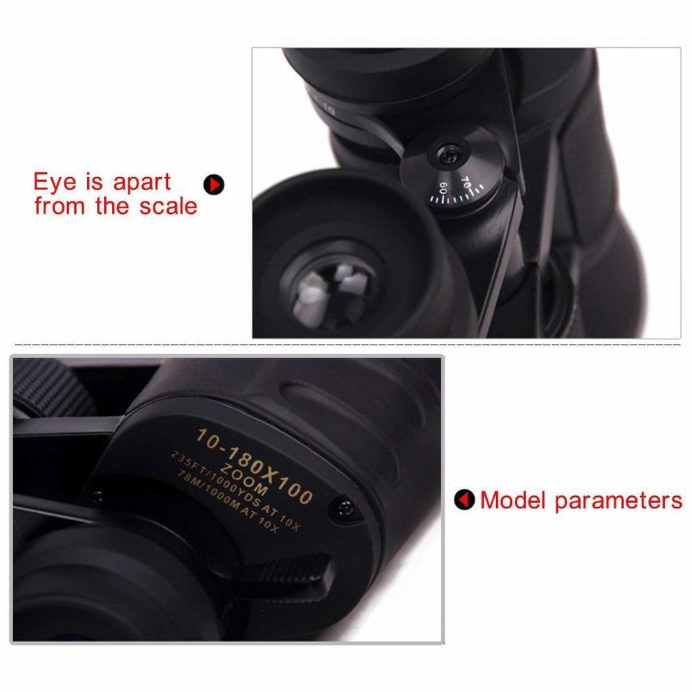 Bial HD Binoculars 10x180x100 Times Binocular High Hd Lll Night Vision Prism