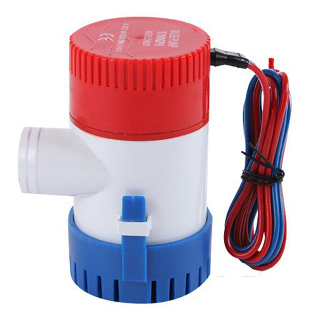 US 2 Pack 1100GPH 12V Electric Marine Submersible Bilge Sump Water Pump for Boat