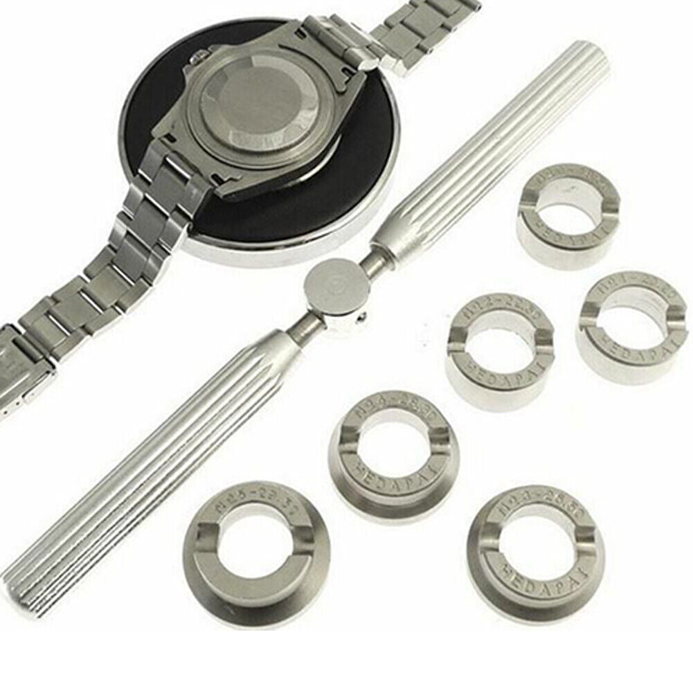 US Back Case Opener Cover Remover Watch Repair Tool Kit For Rolex Tudor Repair