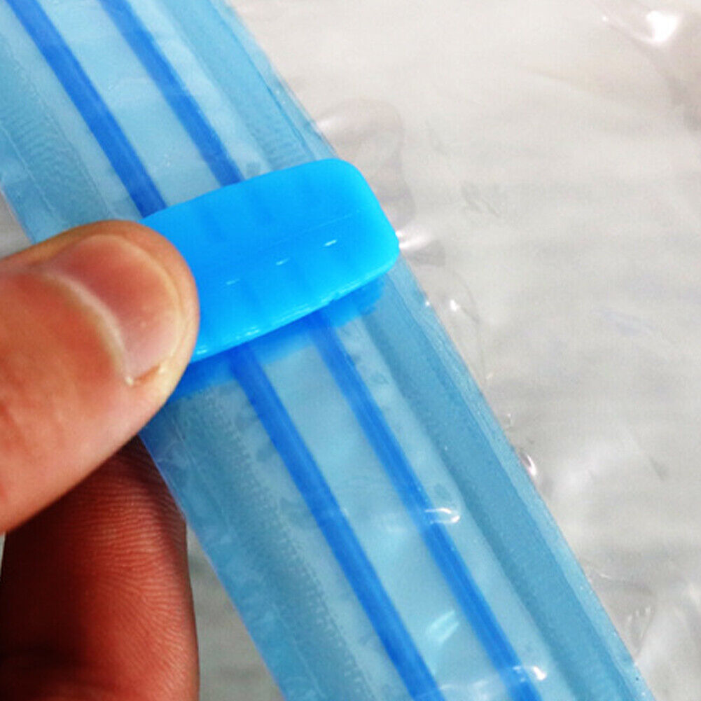 US 22 Pcs Jumbo Vacuum Storage Bag Space Saver Garment Seal Clothes Hand Pump