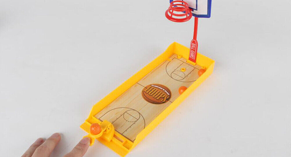 4 Pack US Finger Game Basketball Hockey Football Hoop Ball Shoot Sport Table Toy