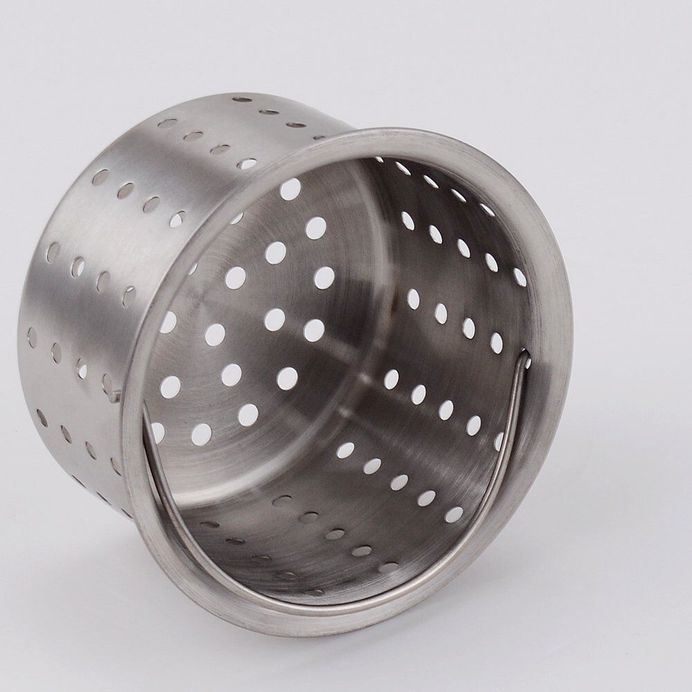 Kitchen Bar Sink Stopper Drain Waste Plug Stainless Steel Strainer Basket Filter