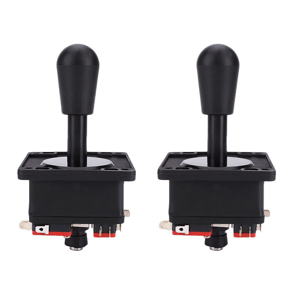 Happ American Competition Style Arcade Joystick BLACK 4/8 Way Elliptical Handle