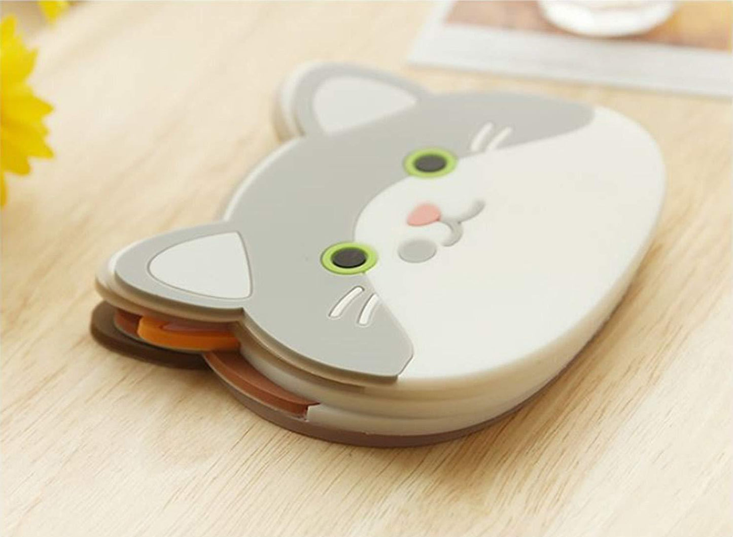 US 6 Pack Cat Coasters Mug Cushion Tea Cup Pad Tableware Mat Silicone Place Mat