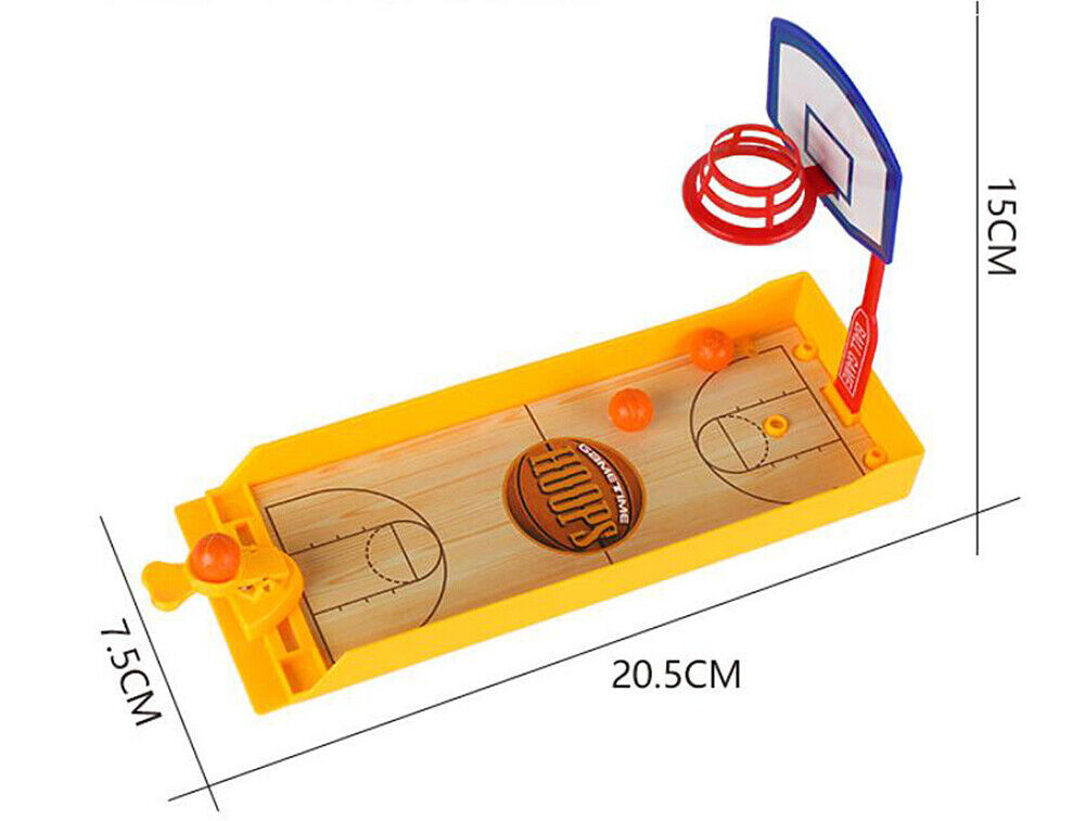 4 Pack US Finger Game Basketball Hockey Football Hoop Ball Shoot Sport Table Toy