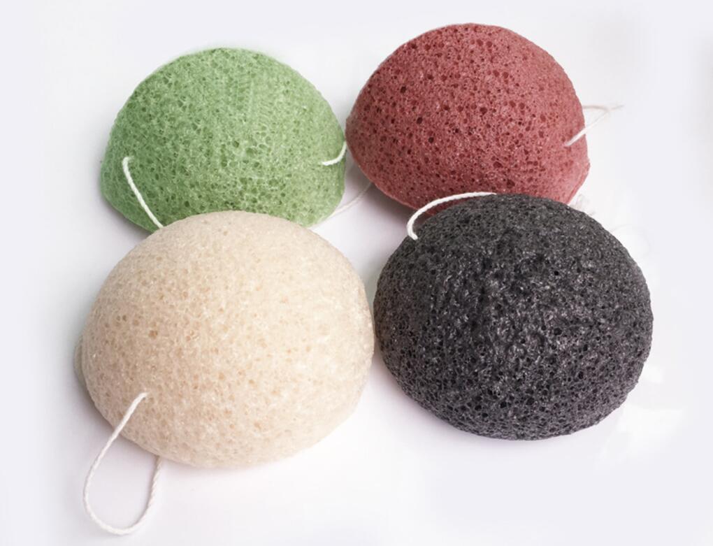 6 Pack Konjac Konnyaku Facial Puff Face Cleanse Washing Sponge Exfoliator Fiber