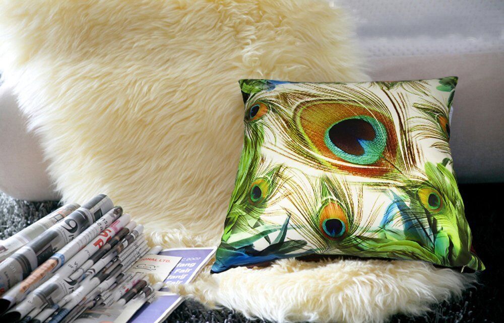 Love Home LH007 Soft Velvet Fabric Throw Pillow Case Throw Pillow Cover 18x18 in