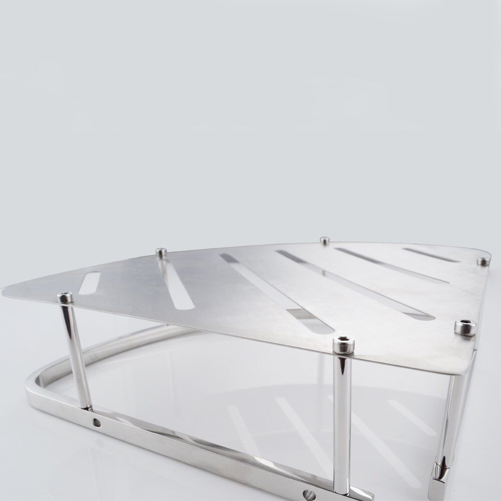 KES A2220A Bathroom Corner Triangular Tub and Shower Caddy Basket, Polished
